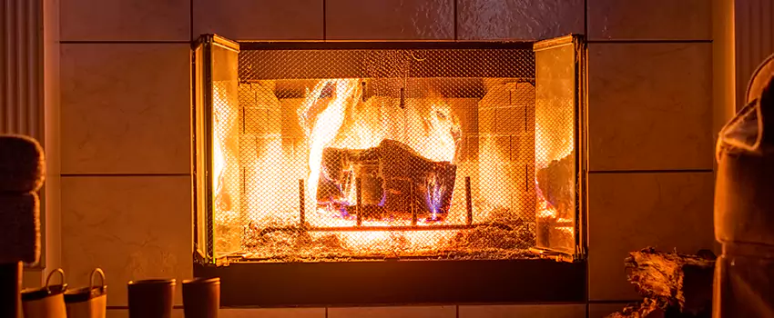 Mendota Hearth Landscape Fireplace Installation in Mountlake Terrace, Washington