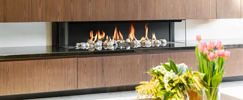 Double-height Fireplace Design Refurbishment in Mountlake Terrace, Washington